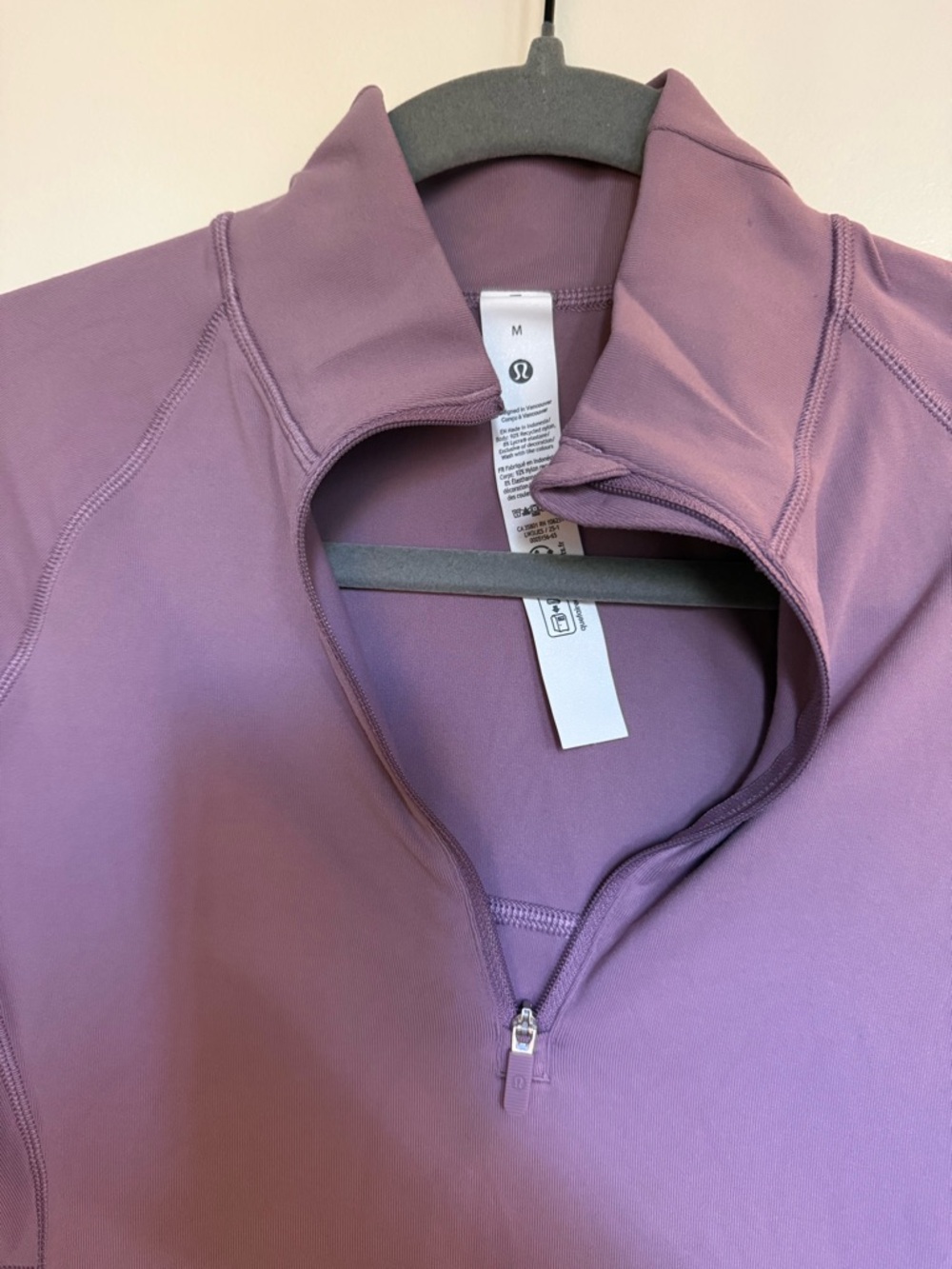 lululemon athletica Women's Lavendar Lux Half-Zip